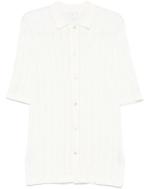 Eleventy Knitted Shirt - White