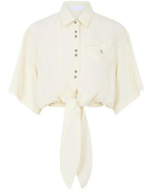 Rabanne Crop Top - White
