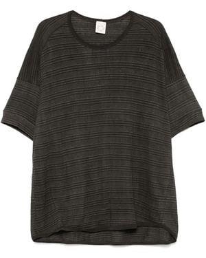 Jan Jan Van Essche Striped T-Shirt - Black