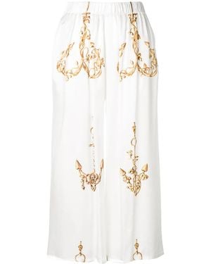 Natasha Zinko Printed Culottes - White