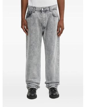 Aries Button-Fastening Jeans - Grey