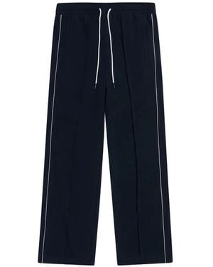 KROST Piping-Detail Trousers - Blue