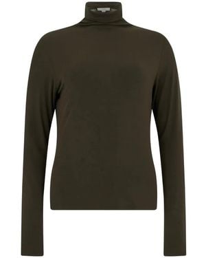 Vince Long-Sleeve Turtleneck Top - Grün