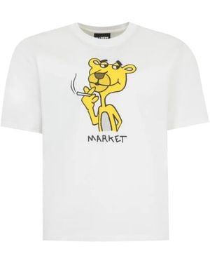 Market Panther T-Shirt - White