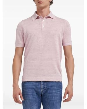 Brunello Cucinelli Fabric Polo Jumper - Blue
