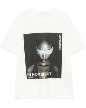 ih nom uh nit L'Impératrice Graphic-Print T-Shirt - White