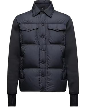 Moncler Padded Zip-Up Jacket - Blue