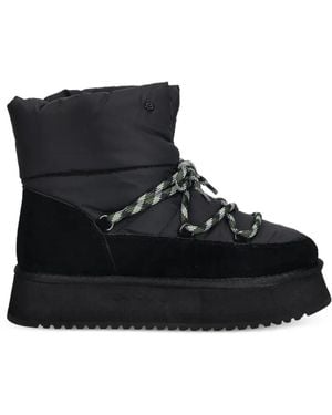 Baldinini Padded Platform Ankle Boots - Black