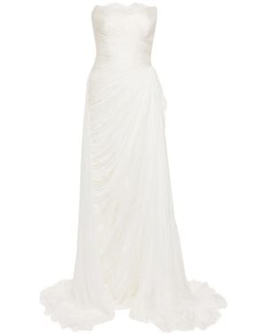 IRIS SERBAN Shea Gown - White