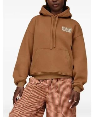 UGG Logo Hoodie - Brown