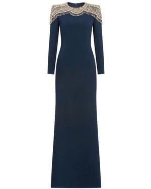 Jenny Packham Vestido De Fiesta Muse - Azul