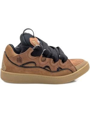 Lanvin Curb Sneakers - Brown