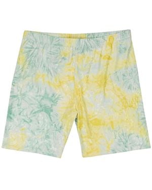 CALLIPYGIAN Tie-Dye Shorts - Yellow