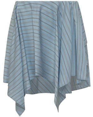 IRO Utalia Striped Skirt - Blue