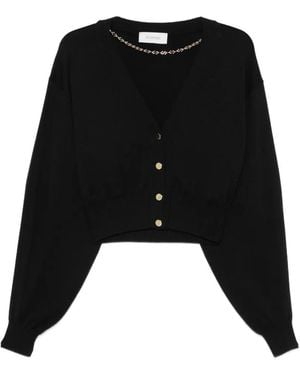 Sportmax Cardigan À Boutonnière - Noir