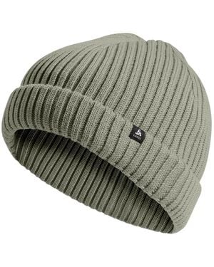 Odlo Ribbed-Knit Beanie Hat - Grey