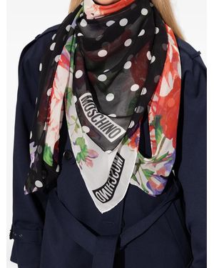 Moschino シルクスカーフ ブルー | Lyst