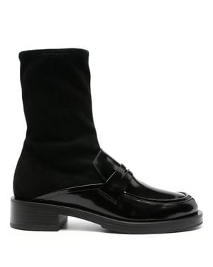 Stuart Weitzman Stivali Con Inserti - Nero