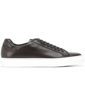 SCAROSSO Low Top Ugo Trainers - Brown
