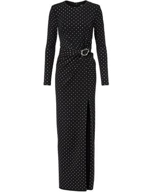 Roland Mouret Long-Sleeve Maxi Dress - Black