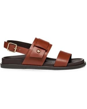 Geox Adelash Buckle-Fastening Double-Strap Sandals - White