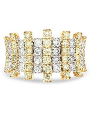HYT Jewelry Two-Tone Diamond Ring - Metallic