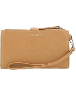 Gianni Chiarini Leather Long Wallet - Brown
