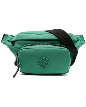 Moncler Logo-Patch Belt Bag - Green