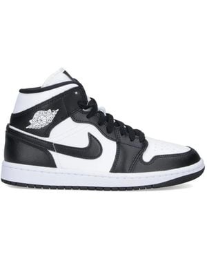 Nike Zapatillas Air Jordan 1 Mid - Blanco