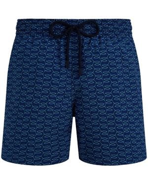 Vilebrequin Bañador Fish Net - Azul