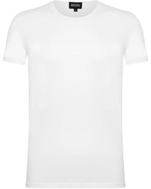 ZEGNA ショートスリーブ Tシャツ - ホワイト