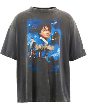 SAINT Mxxxxxx Harry Potter Katoenen T-Shirt - Blauw