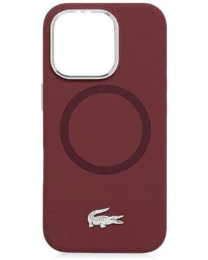 Lacoste Logo Phone Case - Purple