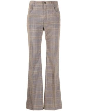 McQ High-Waisted Flared Pants - Gray