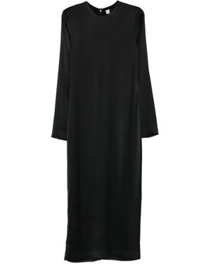 TOTEME Satin Long Dress - Black