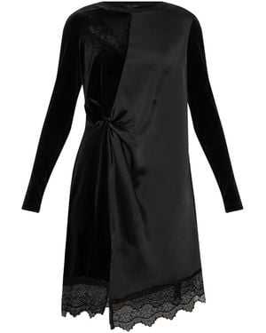 AllSaints Lana Lace Knot Dress - Black