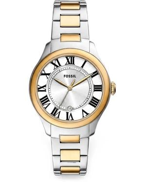 Fossil Gilmore Roman Numeral 38Mm Watch - Metallic