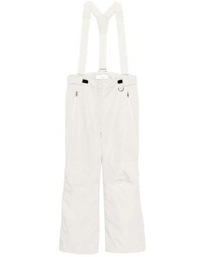 Yves Salomon Suspenders Ski Pants - White
