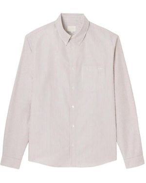 A.P.C. Striped Buttoned Shirt - White
