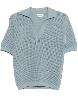 P.A.R.O.S.H. V-Neck Short-Sleeve T-Shirt - Blue