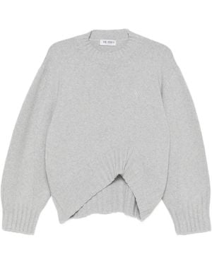 The Attico Asymmetric-Hem Jumper - Grey