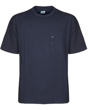 C.P. Company Pocket-Chest T-Shirt - Blue