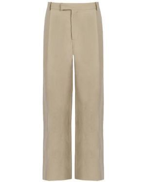 Ferragamo Ruimvallende Pantalon - Naturel
