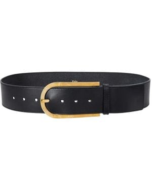 Polo Ralph Lauren バックル レザーベルト - ホワイト