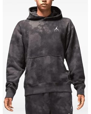 Nike Tie-Dye Long-Sleeve Hoodie - Grey