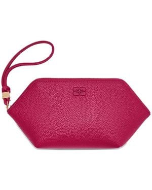 Ganni Bou Clutch Bag - Pink