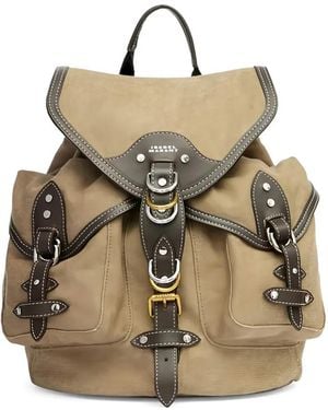 Isabel Marant Yumbo Small Backpack - Metallic