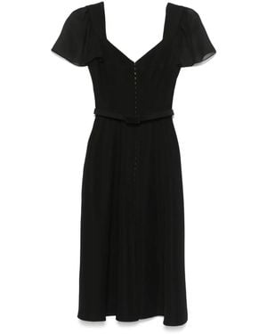 Murmur Diversion Midi Dress - Black