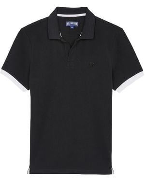 Vilebrequin Polo En Coton - Noir
