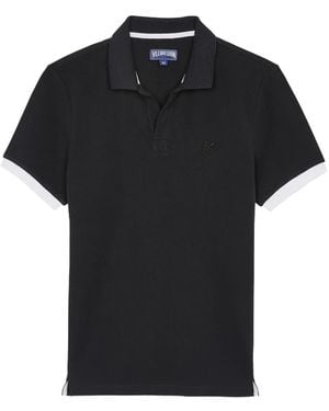Vilebrequin Cotton Polo Shirt - Black